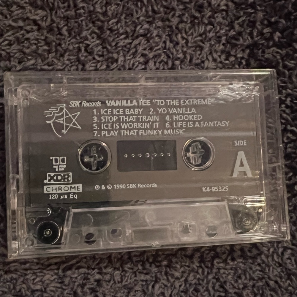 Vanilla Ice - To The Extreme Cassette - 1990